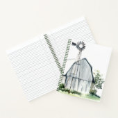 水彩グレーバーン ノートブック (内部)