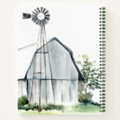 水彩グレーバーン ノートブック (裏面)