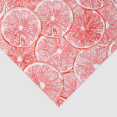 水彩グレープフルーツ薄切りパターン 薄葉紙 (詳細)