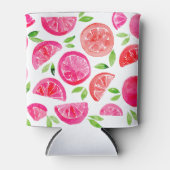 水彩グレープフルーツ 缶クーラー (正面)