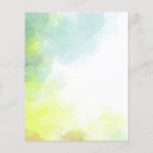 水彩グローサロンフライヤー チラシ (裏面)