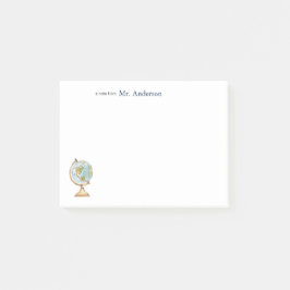 水彩グローブ先生 ポストイット