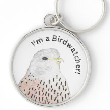 水彩ケストレル私はバードウォッチャー