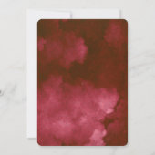 水彩ケツァール 赤い梨のクリスマスカード 招待状 (裏面)