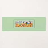 水彩ケニアハートウォーミングダンス ヨガマット (裏面(横))