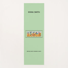 水彩ケニアハートウォーミングダンス ヨガマット