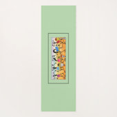 水彩ケニアハートウォーミングダンス ヨガマット (裏面)