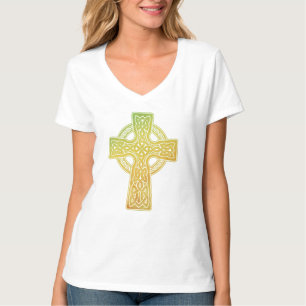 水彩ケルト十字 Tシャツ