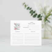 水彩ケーキミキサーベーキングレシピカード (スタンド正面)