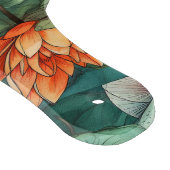 水彩コイと睡蓮の裁断ボード カッティングボード (角)