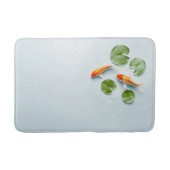 水彩コイの魚のセレニティ バスマット (正面)