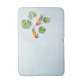 水彩コイの魚のセレニティ バスマット (正面縦)