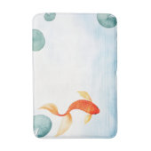 水彩コイフィッシュセレニティ バスマット (正面縦)