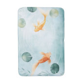 水彩コイフィッシュセレニティ バスマット (正面縦)