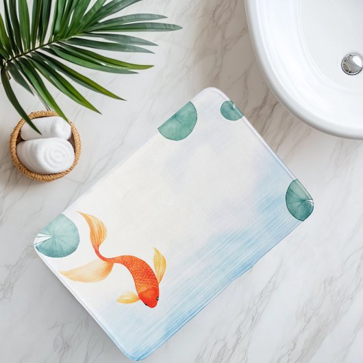 水彩コイフィッシュセレニティ バスマット