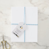 水彩コイ結婚魚 ギフトタグ (より糸付き)