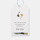 水彩コイ結婚魚 ギフトタグ (裏面)