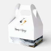 水彩コイ結婚魚 フェイバーボックス (裏面サイド)