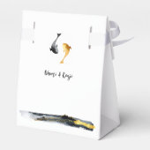 水彩コイ結婚魚 フェイバーボックス (裏面サイド)