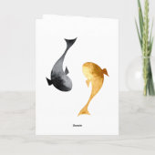 水彩コイ結婚魚 プログラム (裏面)