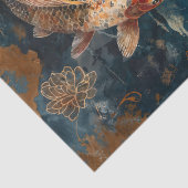 水彩コイ魚イラストレーション 薄葉紙 (詳細)