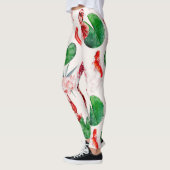 水彩コイ魚レギンス レギンス (左)