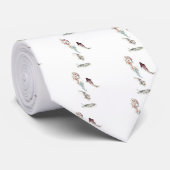 水彩コイ魚 ネクタイ (ロール)