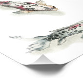 水彩コイ魚 フォトプリント            (角)