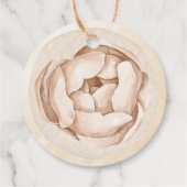 水彩コウノトリ赤ちゃんシャワー フェイバータグ (裏面)