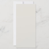 水彩コスモス花結婚式招待状 (裏面)