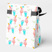 水彩コックテイル マグリタ パターン サンクス フェイバーボックス (裏面サイド)