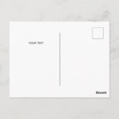 水彩コックテイル ミニマルな女友達とのパーティー ポストカード (裏面)