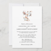 水彩コットンボール工場 | 結婚s 招待状 (正面)