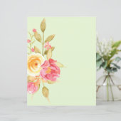 水彩コテージガーデンバラスクラップブック紙 (スタンド正面)