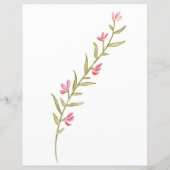 水彩コテージガーデンバラスクラップブック紙 (裏面)