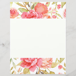 水彩コテージガーデンバラスクラップブック紙