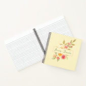 水彩コテージガーデンバラ ノートブック (内部)