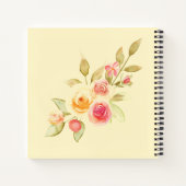 水彩コテージガーデンバラ ノートブック (裏面)