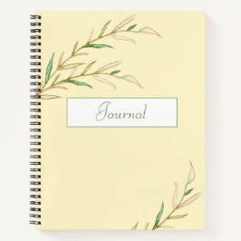 水彩コテージガーデンバラ ノートブック