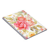 水彩コテージガーデンバラ ノートブック (右側)