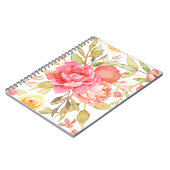 水彩コテージガーデンバラ ノートブック (左側)