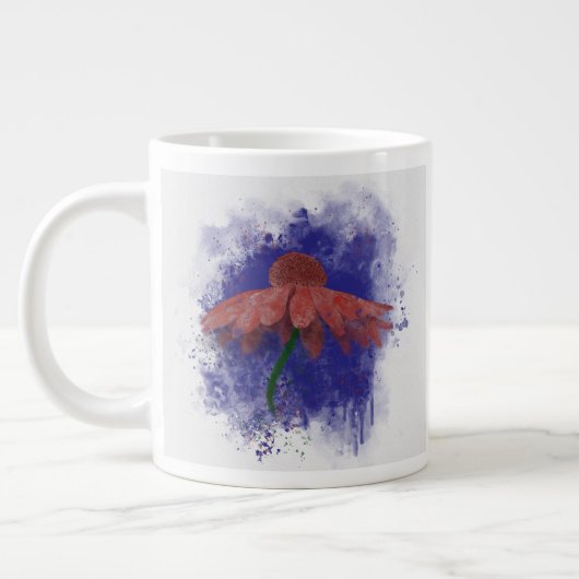 水彩コンフロアー ジャンボコーヒーマグカップ (左)