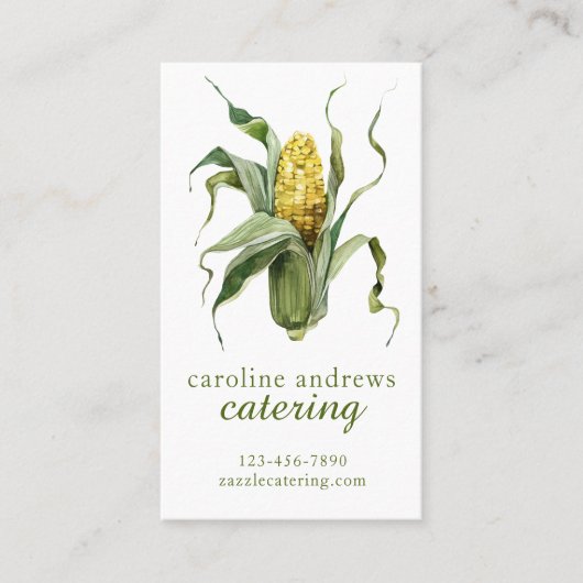 水彩コーオーガニックン 名刺 (正面)