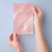 水彩コーラル＆ホワイト ソープラッピング/紙 チラシ (ハンドル)