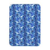 水彩コーンフラワーズグラス マグネット (縦)