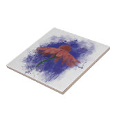 水彩コーンフラワー タイル (側面)