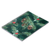 水彩コーン付きクリスマストウヒ ノートブック (左側)