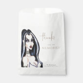 水彩ゴシックウィッチハローウィンパーティおもしろい フェイバーバッグ (正面)