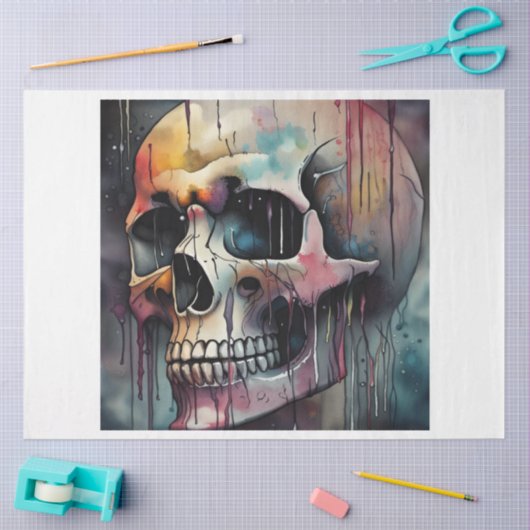 水彩ゴシックスカルデクページ紙 薄葉紙 (クラフト)