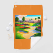 水彩ゴルフコースユートピア ゴルフタオル (インサイチュ)